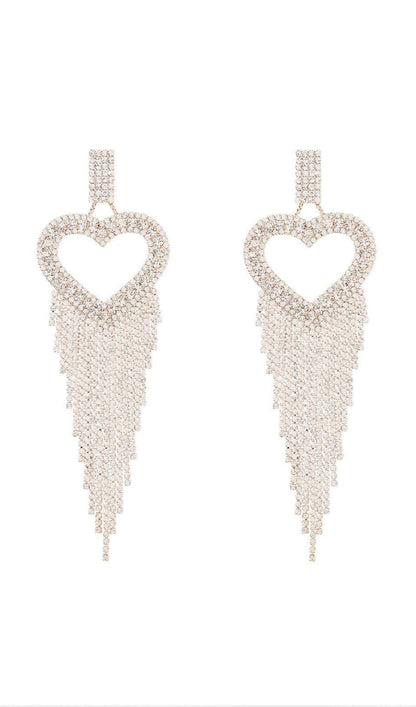 RORY HEART TASSEL EARRINGS