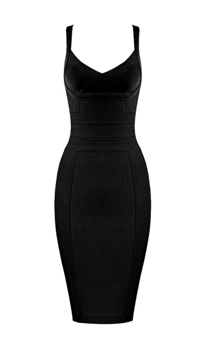 BANDAGE MINI DRESS - ORANGE