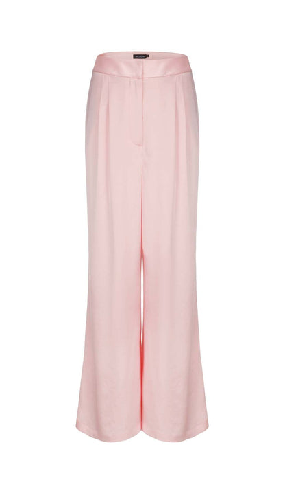 BOW-EMBELLISHED TWO-PIECE SUIT IN PINK