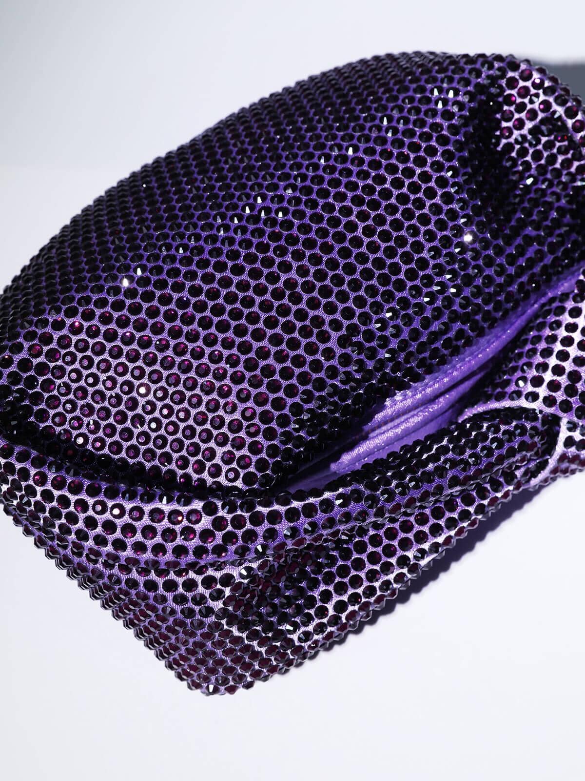 EMBELLISHED TOTE BAG IN PURPLE Bags Oh CICI 