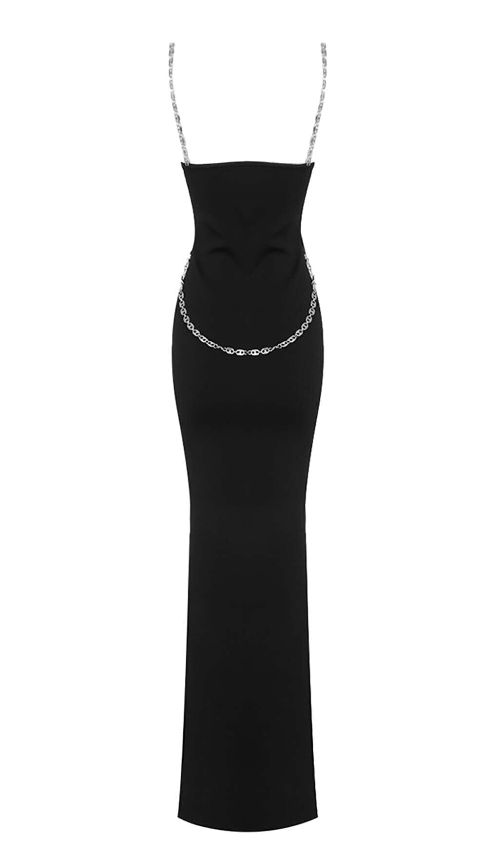 Crystal STRAPPY BANDAGE MAXI DRESS IN BLACK DRESS sis label 