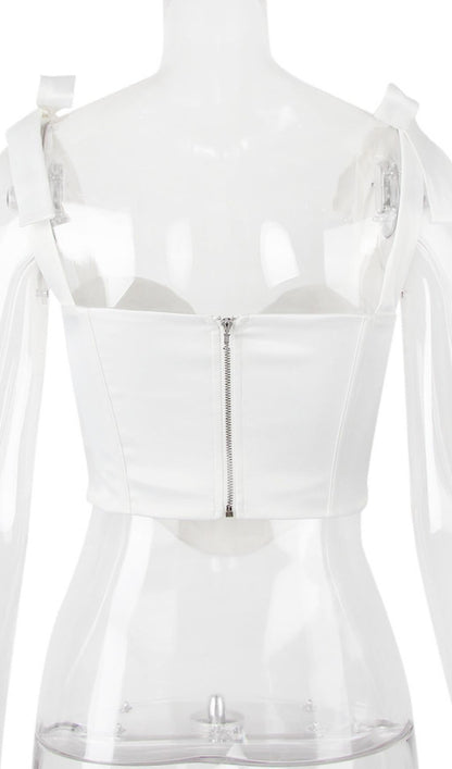 FISHBONE TOPS IN WHITE Clothing styleofcb 