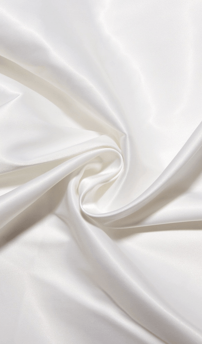 IVORY DRAPE MIDI CORSET DRESS