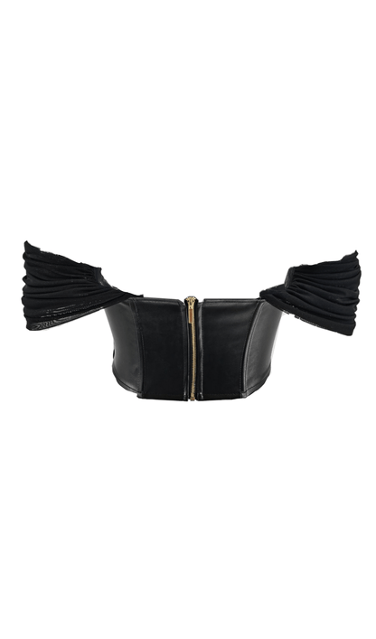 Leather slim camisole styleofcb 