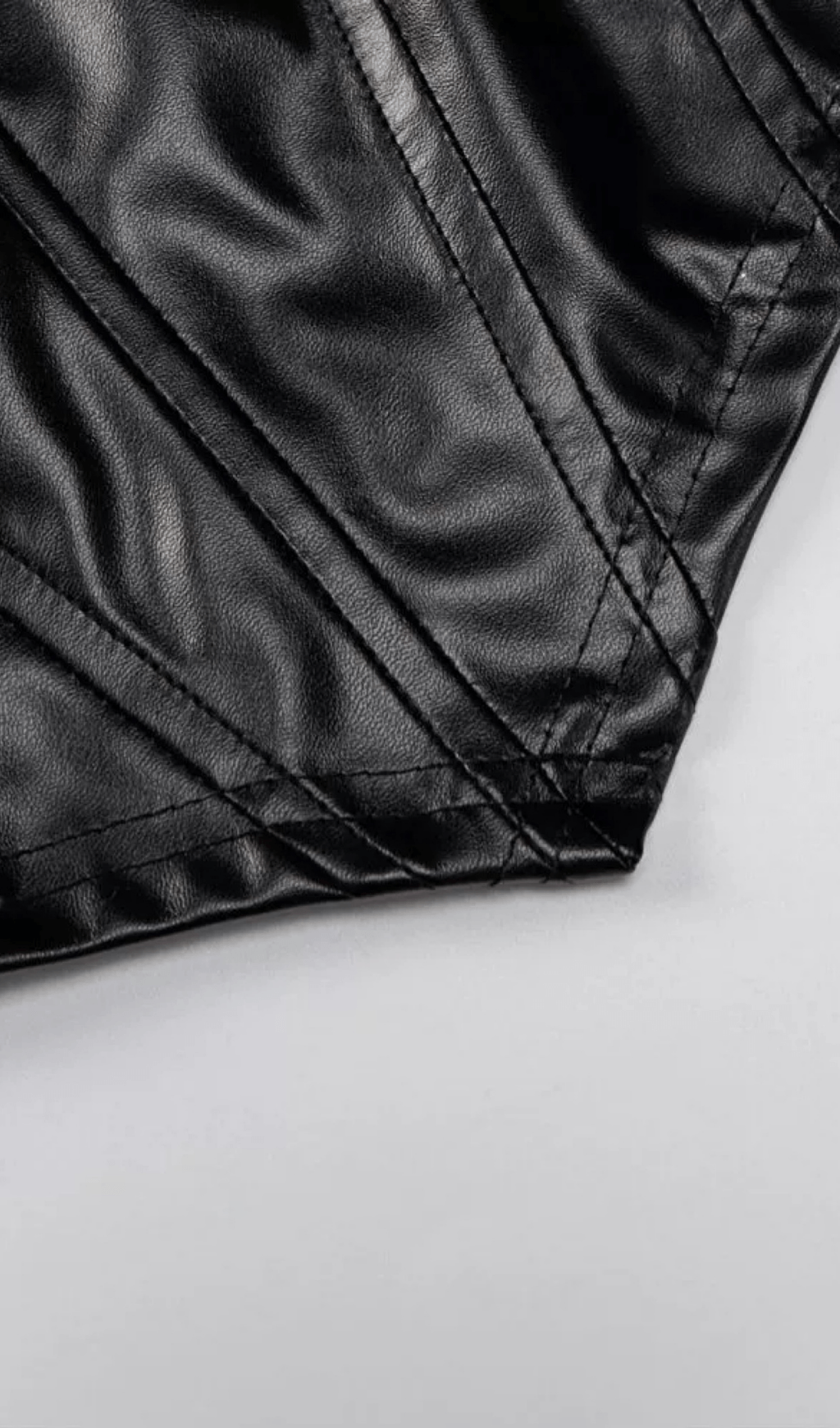 Leather slim camisole styleofcb 