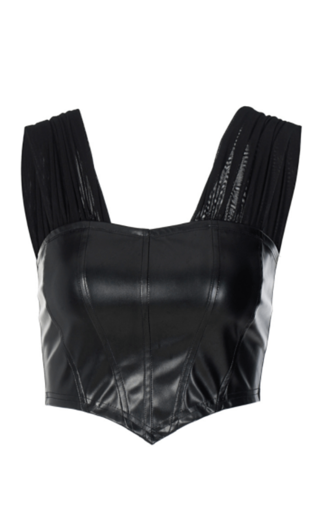 Leather slim camisole styleofcb 