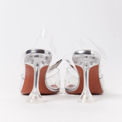 SECRET CRYSTAL BUTTERFLY BROOCH HEELS