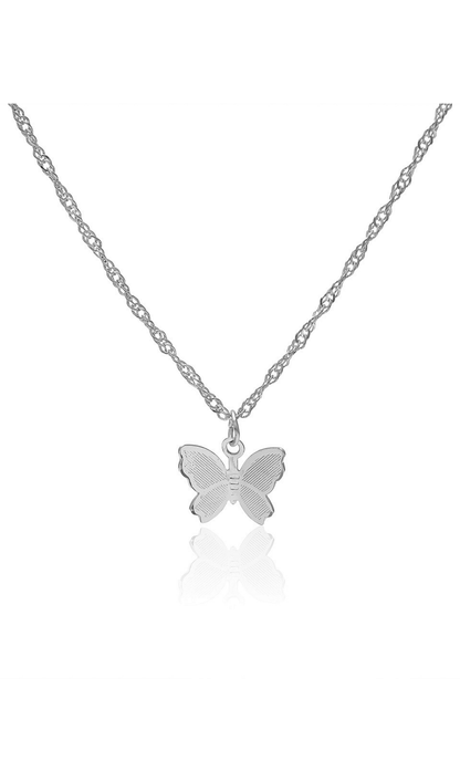 Metal Butterfly Tassel Pendant styleofcb SILVER Butterrfly Necklaces 