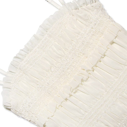 IVORY SEQUIN PLEAT MAXI DRESS styleofcb 