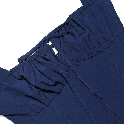 FRENCH NAVY BUSTIER SUNDRESS styleofcb 