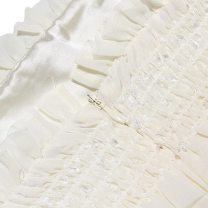 IVORY SEQUIN PLEAT MAXI DRESS styleofcb 