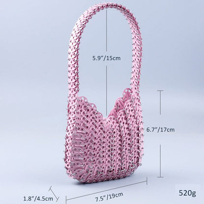 CHAINMAIL BAG IN PINK Bags styleofcb 