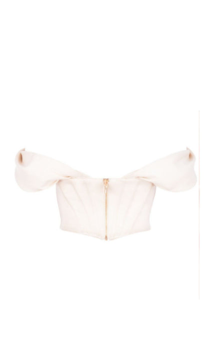 ONE-SHOULDER TUBE TOP AND ABDOMET VEST