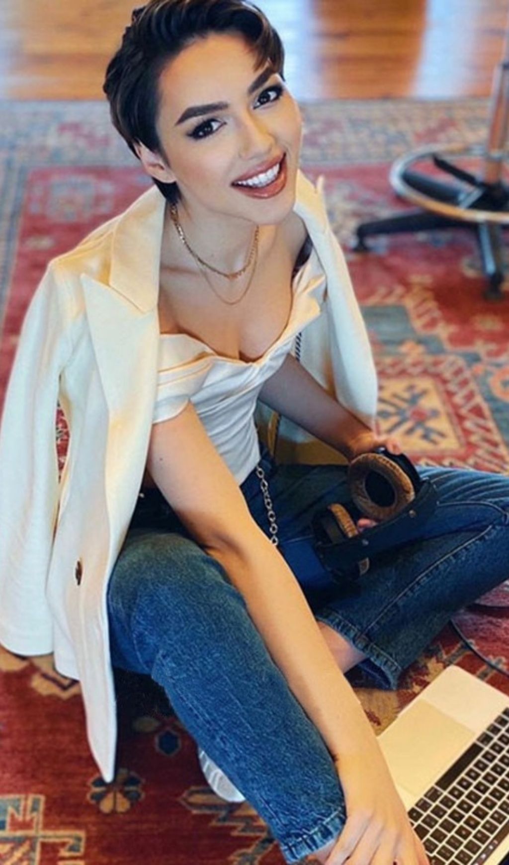 ONE-SHOULDER TUBE TOP AND ABDOMET VEST