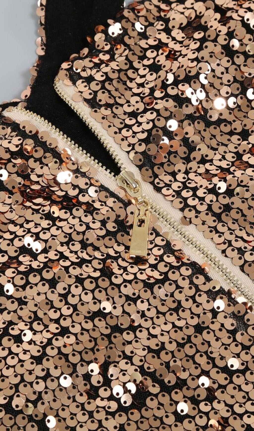 SEQUIN CLEOPATRA TWO PIECE SUIT IN METALLIC DRESS STYLE OF CB 