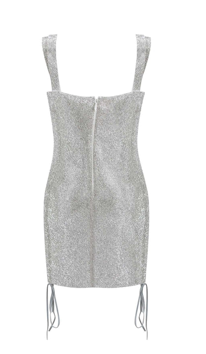 SEQUINED GLISTENING STRAPPY MINI DRESS DRESS STYLE OF CB 