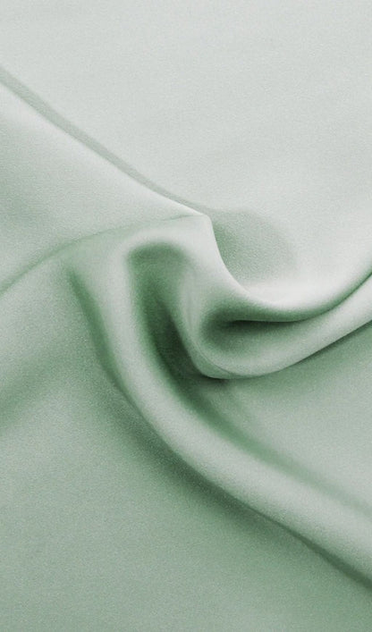 SILKY SATIN DRAPED TWO PIECE SET IN GREEN Dresses styleofcb 