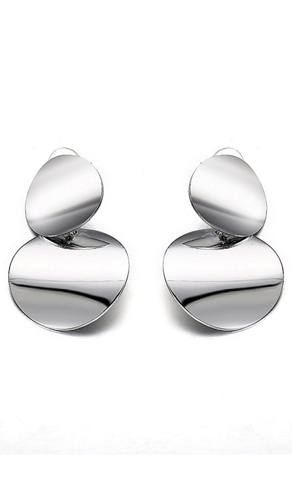 SIMPLE GEOMETRIC EARRINGS METAL EARRINGS