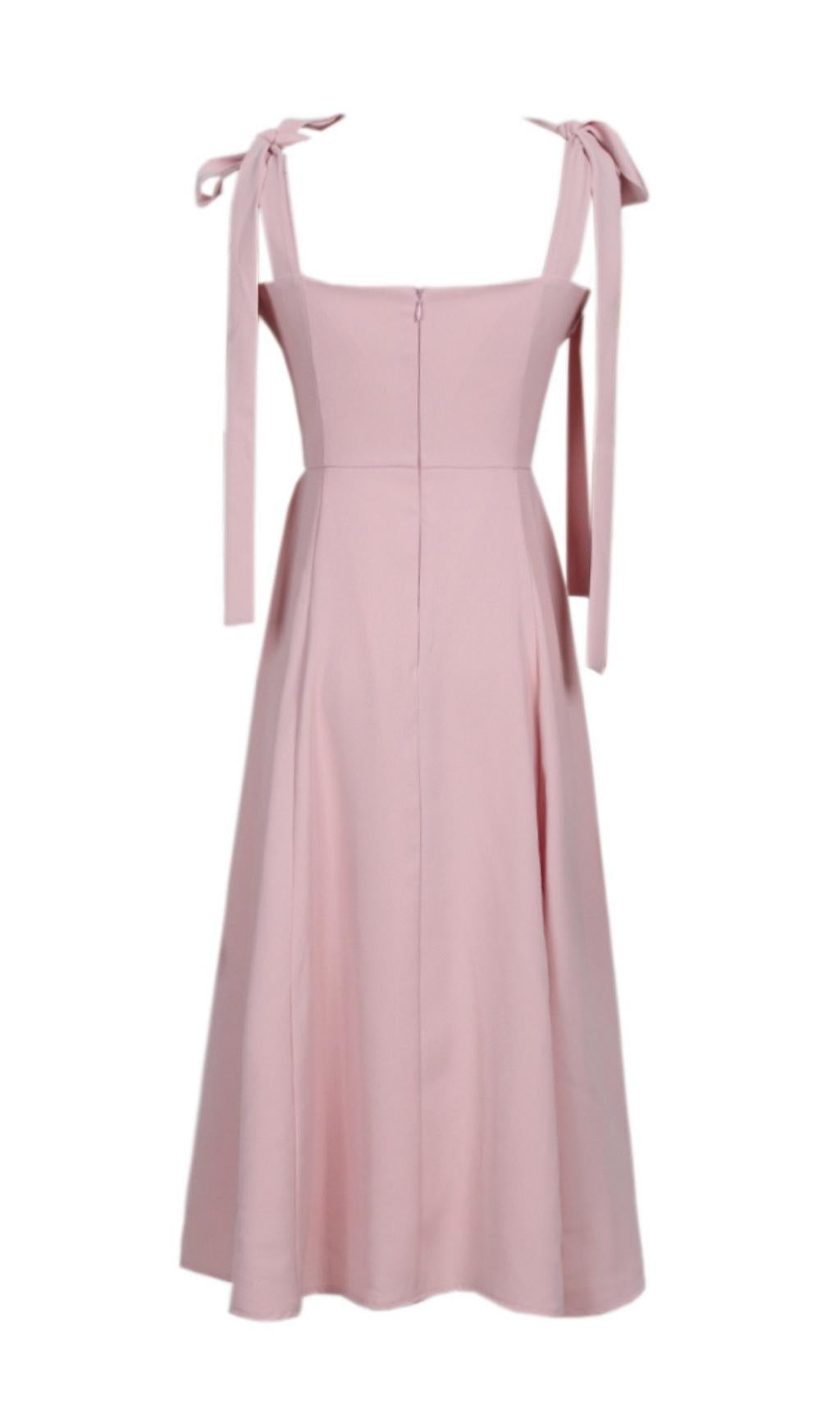 SPLIT MAXI DRESS IN BROWN Dresses styleofcb 