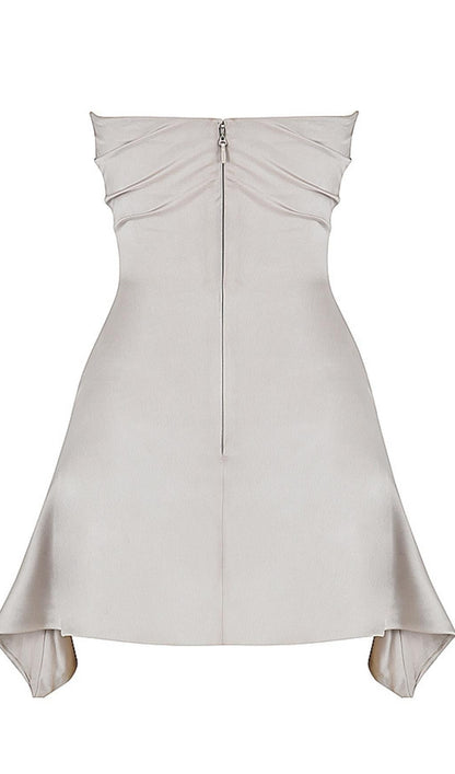 STRAPLESS CORSET DRESS