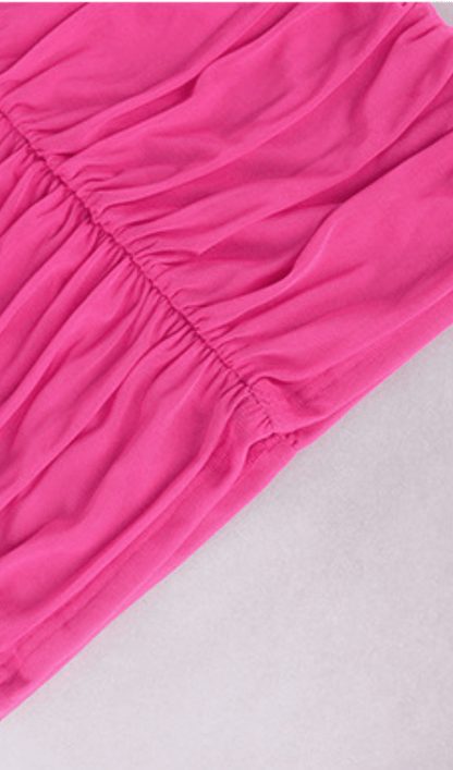 Sheer pleated dress styleofcb 
