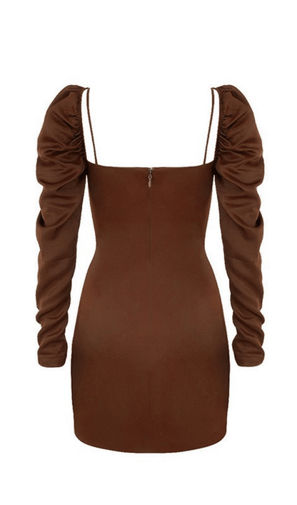 Square neck slim dress styleofcb 