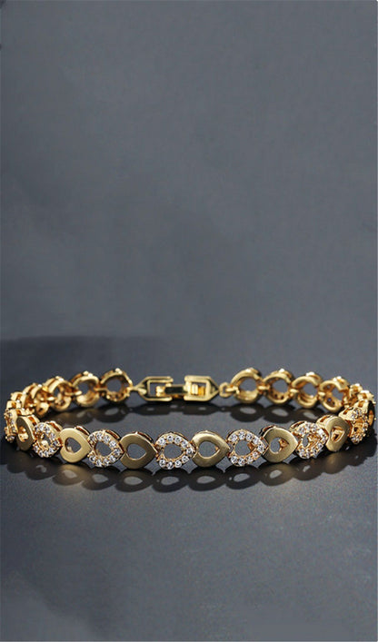 TEMPERAMENT DROP-SHAPED ZIRCON BRACELET