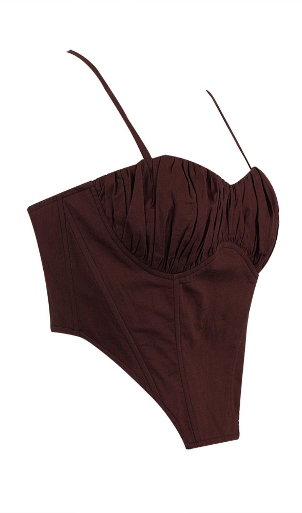 TOPS IN BROWN Clothing styleofcb 