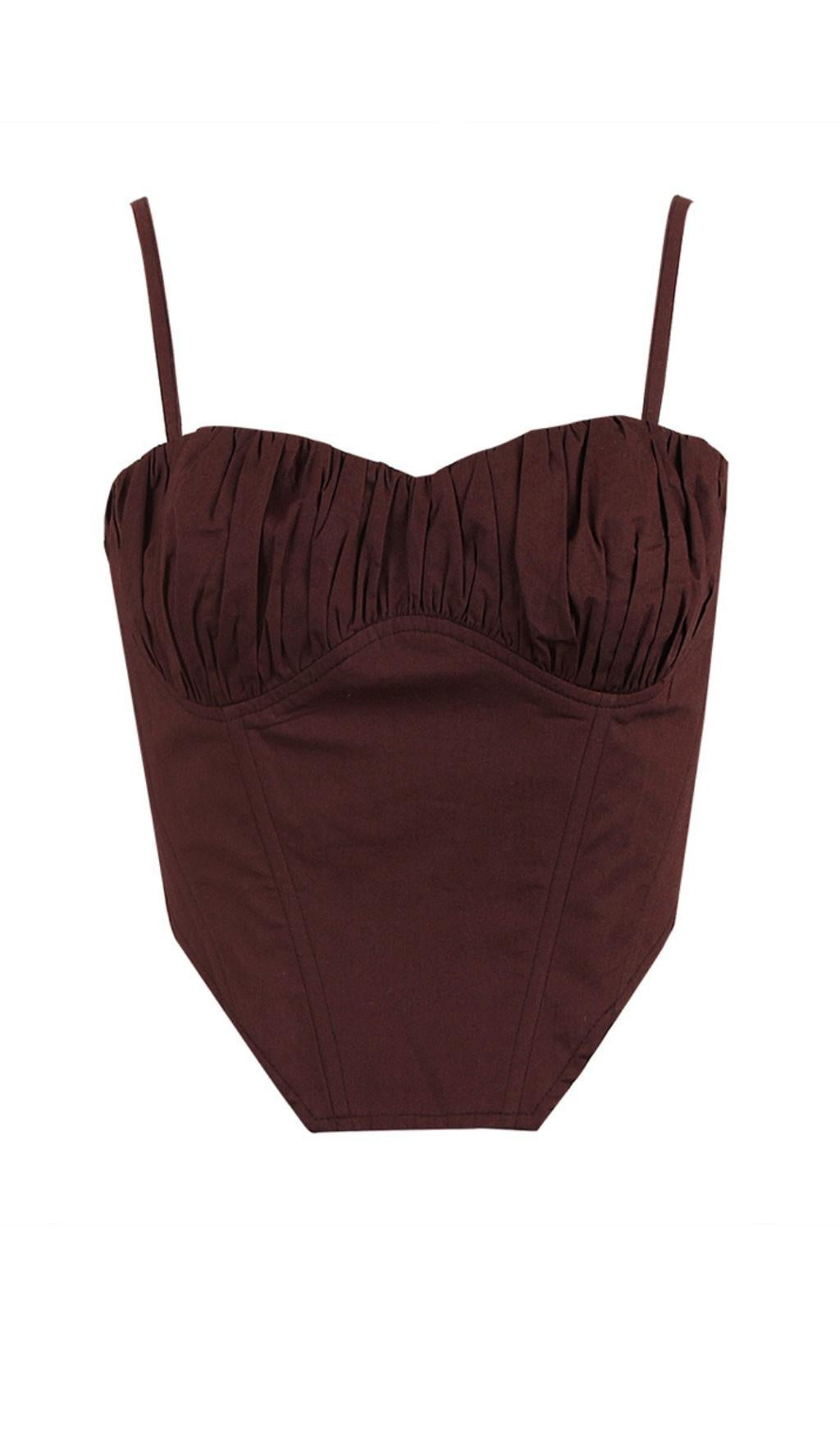 TOPS IN BROWN Clothing styleofcb 