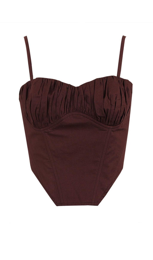 TOPS IN BROWN Clothing styleofcb 