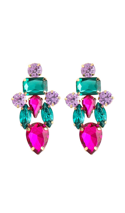 DROP CRYSTAL EARRINGS