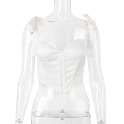 FISHBONE TOPS IN WHITE Clothing styleofcb 